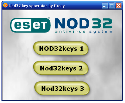 Генератор пробных ключей ESET NOD32 - ключи для ESET NOD32. samlabпрогра